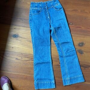Ulla Johnson flare jeans high waist, size 2